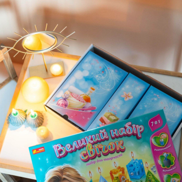 Готові свічки з набору ручної роботи