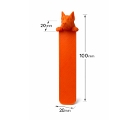 3D закладка Собака (помаранчева)