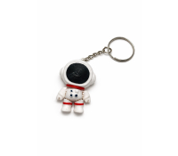 Брелок КосмоМалюк астронавт рухомий 3D друк пластиковий аксесуар для ключів