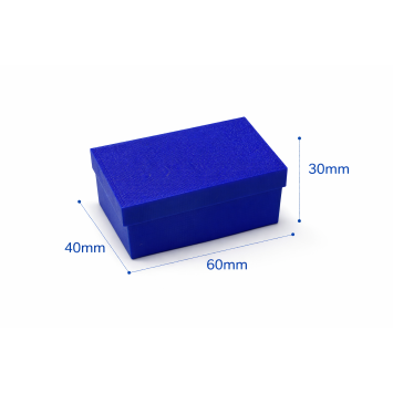 Коробка пластикова 60х40х30 мм (Синя)