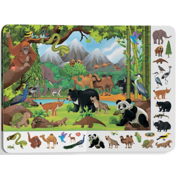 сторінка книги Тварини Великий віммельбух дитяча книга Тварини Великий віммельбух