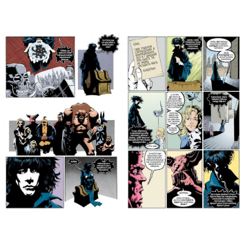 Ніл Ґейман комікс Пісочний Чоловік том 4 ілюстрації сторінки коміксу The Sandman Пора туманів