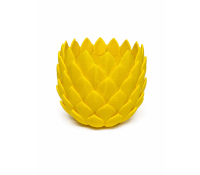 Горщик для квітів Лотос жовтий без піддону для кімнатних рослин