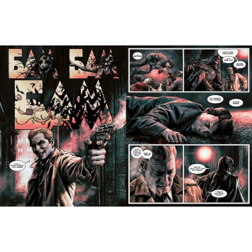 задня обкладинка Бетмен Проклятий книга Бетмен Проклятий на столі