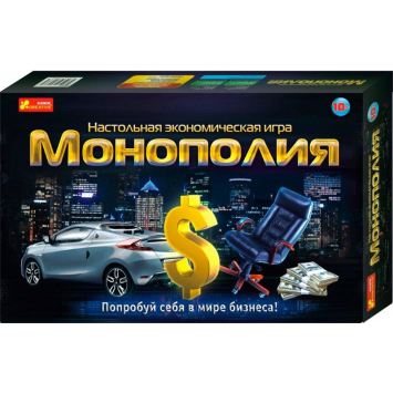 Економічна настільна гра - Монополія, 10+ (Рос.) Ranok-creative