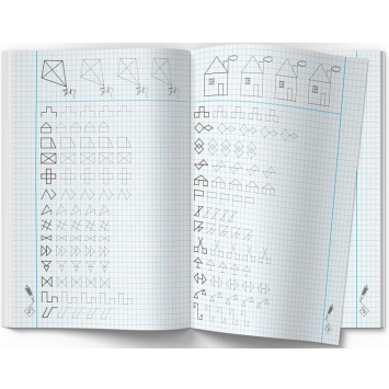 Навчальний зошит з графічними вправами українською