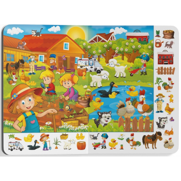 сторінка книги Великий віммельбух Ферма дитяча книга Великий віммельбух Ферма