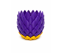 Декоративний горщик Purple Lotus фіолетового кольору для декору інтерєру