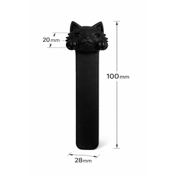 Закладка Котик (Чорна)