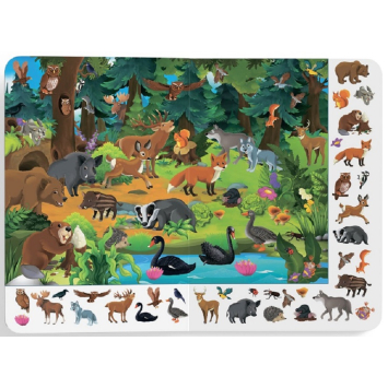 ілюстрації з книги Тварини Великий віммельбух розворот книги Тварини Великий віммельбух